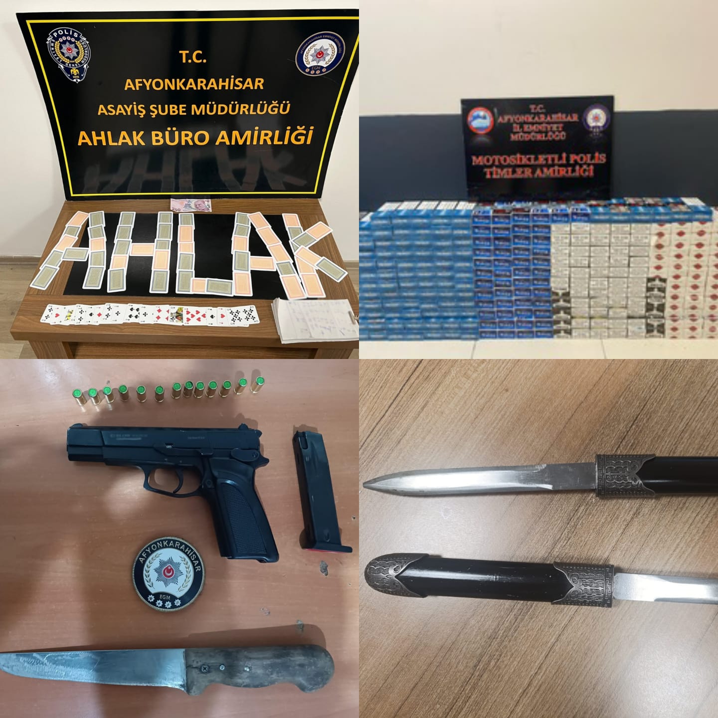 Afyonkarahisar'da  1 Haftada 21 Aranan Şahıs Yakalandı